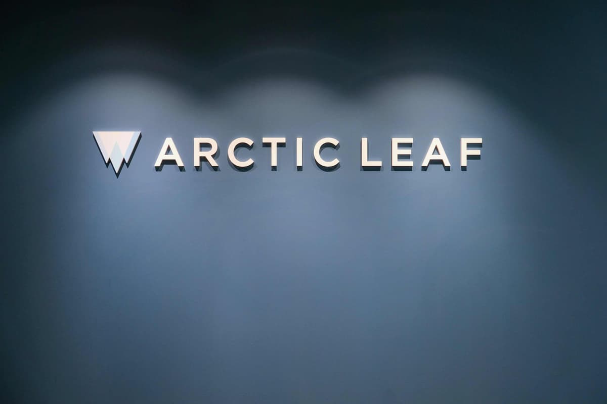 Arctic Leaf office sign
